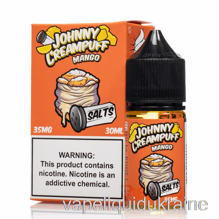 Vape Liquid Ukraine Mango - Johnny Creampuff Salts - 30mL 50mg